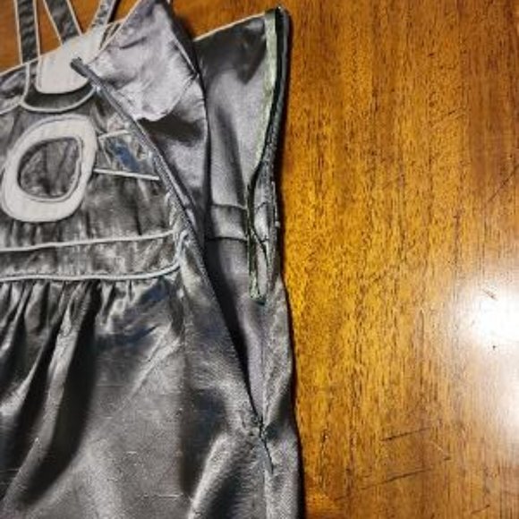 BCBG Silver Satin Dress - Picture 8 of 15